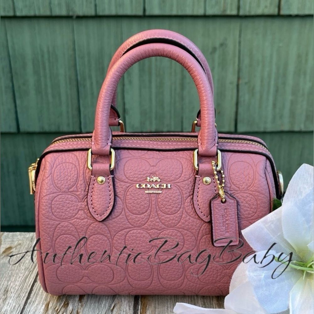 Coach Mini Rowan Crossbody Bag In Signature Leather Purse